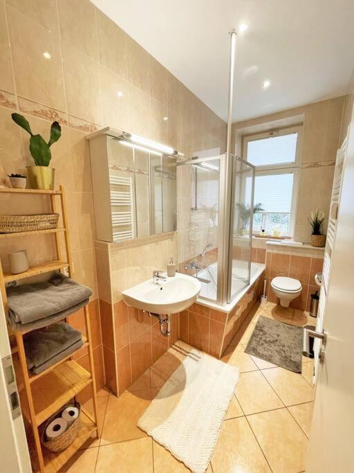 Casarina - Charmante Wohnung Direkt Am Zoo Mit Sauna 라이프치히 외부 사진